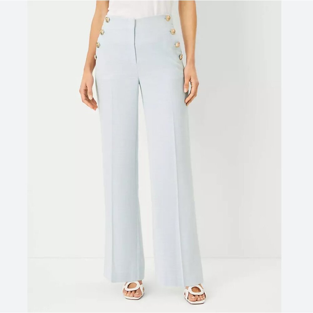✨⚓ Ann Taylor The Straight Sailor‎ Pant in Crosshatch (NEW WITH TAG) ⚓✨